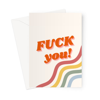 FuckYou Greeting Card