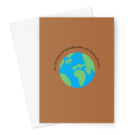 WORLD Greeting Card