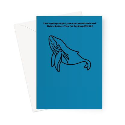 WHALE Greeting Card