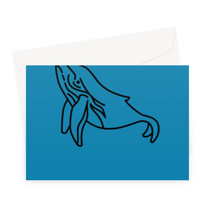 WHALE Greeting Card