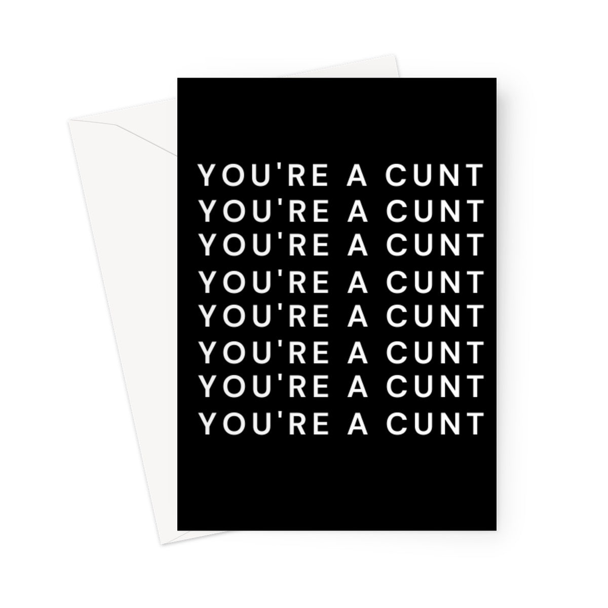 CUNT Greeting Card