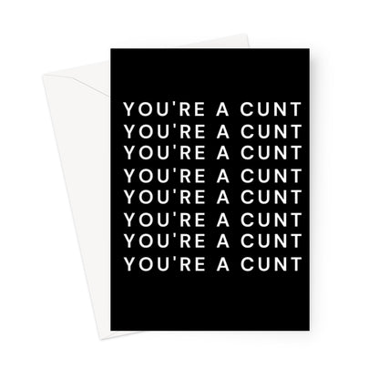 CUNT Greeting Card