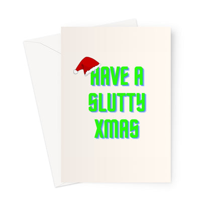 SLUTTY Greeting Card