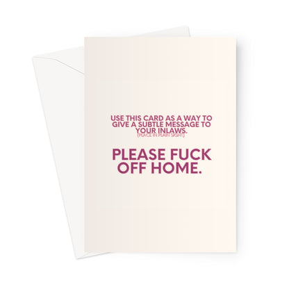 INLAWS Greeting Card