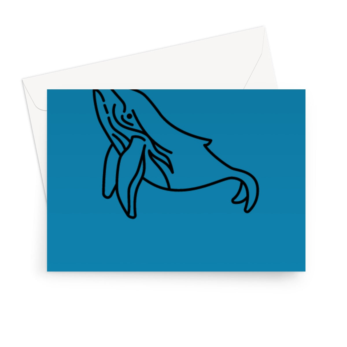 WHALE Greeting Card