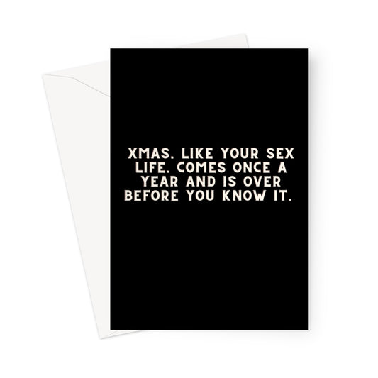 SEX LIFE Greeting Card